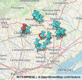 Mappa Via Giovanni Giolitti, 31050 Morgano TV, Italia (11.494)