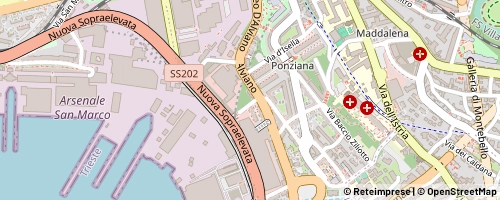 Mappa Trieste