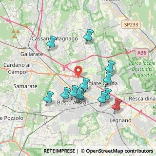Mappa Via Per Fagnano, 21057 Olgiate Olona VA, Italia (3.52769)