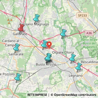Mappa Via Per Fagnano, 21057 Olgiate Olona VA, Italia (4.34364)