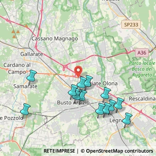Mappa Via Per Fagnano, 21057 Olgiate Olona VA, Italia (4.39538)