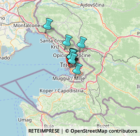 Mappa Trieste, 34144 Trieste TS, Italia (4.60636)