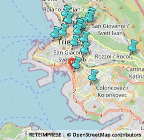 Mappa Trieste, 34144 Trieste TS, Italia (1.81813)