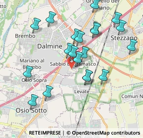 Mappa Via Milano, 24044 Dalmine BG, Italia (1.939)