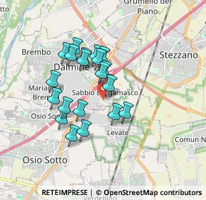 Mappa Via Milano, 24044 Dalmine BG, Italia (1.432)