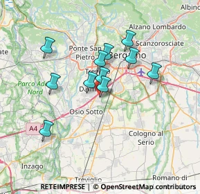 Mappa Via Milano, 24044 Dalmine BG, Italia (5.78818)