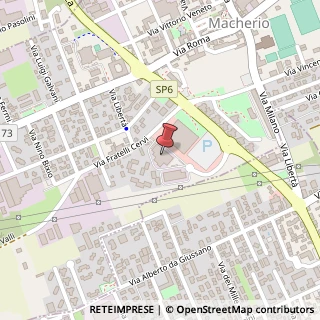 Mappa Via Beato Don Carlo Gnocchi, 1, 20846 Macherio, Monza e Brianza (Lombardia)
