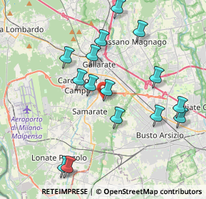 Mappa Via Giuseppe di Vittorio, 21017 Samarate VA, Italia (4.00067)