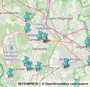 Mappa Via Giuseppe di Vittorio, 21017 Samarate VA, Italia (6.48056)