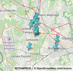 Mappa Via Giuseppe di Vittorio, 21017 Samarate VA, Italia (2.29333)