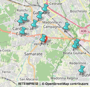 Mappa Via Giuseppe di Vittorio, 21017 Samarate VA, Italia (2.26455)