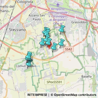 Mappa Via Giacomo Matteotti, 24050 Zanica BG, Italia (1.29692)
