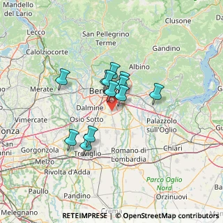 Mappa Via Giacomo Matteotti, 24050 Zanica BG, Italia (9.5825)