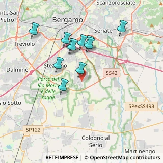 Mappa Via Giacomo Matteotti, 24050 Zanica BG, Italia (3.50091)