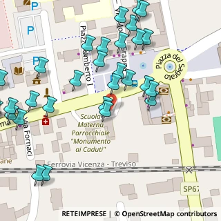 Mappa Piazza Mons. Pietro Nichele, 35014 Fontaniva PD, Italia (0.07)