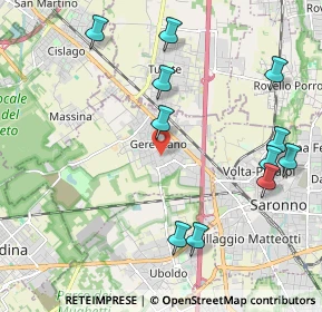 Mappa Via San Giacomo, 21040 Gerenzano VA, Italia (2.37091)