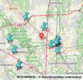 Mappa Via San Giacomo, 21040 Gerenzano VA, Italia (4.12692)