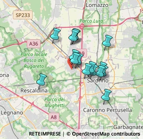 Mappa Via San Giacomo, 21040 Gerenzano VA, Italia (2.59438)