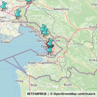 Mappa Via Francesco Patrizio, 34149 Trieste TS, Italia (36.35)