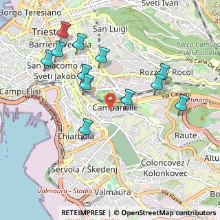 Mappa Via Francesco Patrizio, 34149 Trieste TS, Italia (1.00231)