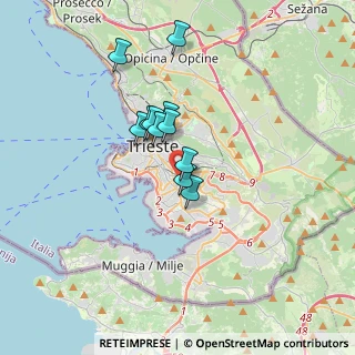 Mappa Via Francesco Patrizio, 34149 Trieste TS, Italia (2.48727)