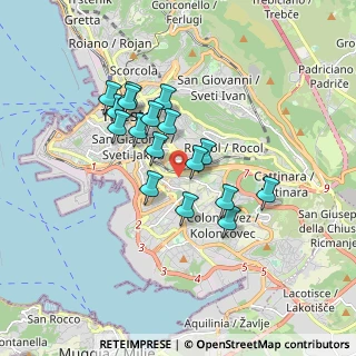 Mappa Via Francesco Patrizio, 34149 Trieste TS, Italia (1.41176)