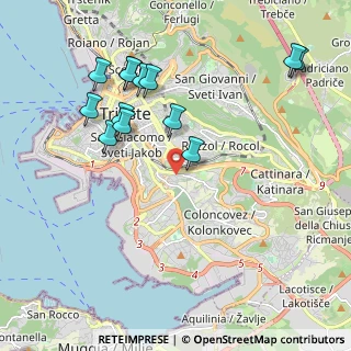 Mappa Via Francesco Patrizio, 34149 Trieste TS, Italia (2.14)