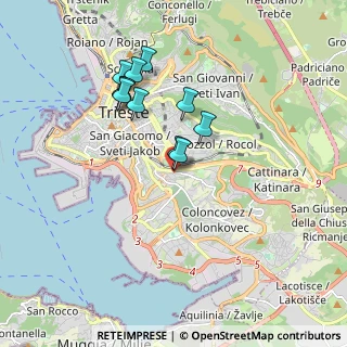 Mappa Via Francesco Patrizio, 34149 Trieste TS, Italia (1.56455)