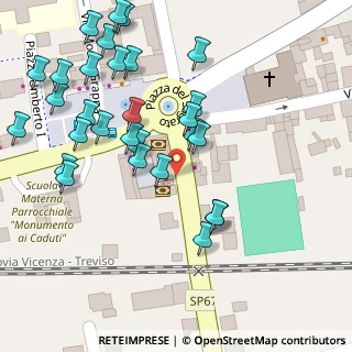Mappa Piazza del Sagrato, 35014 Fontaniva PD, Italia (0.07)