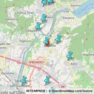 Mappa Via Montenero, 25031 Capriolo BS, Italia (2.91083)