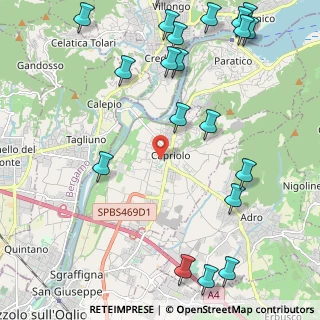 Mappa Via Montenero, 25031 Capriolo BS, Italia (2.9505)