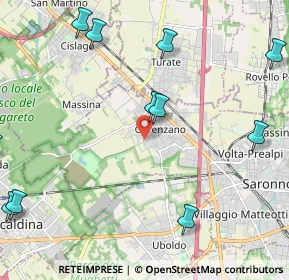 Mappa Via Don Luigi Sturzo, 21040 Gerenzano VA, Italia (3.08077)