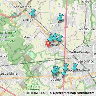 Mappa Via Don Luigi Sturzo, 21040 Gerenzano VA, Italia (2.19667)