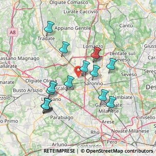 Mappa Via Don Luigi Sturzo, 21040 Gerenzano VA, Italia (7.38)