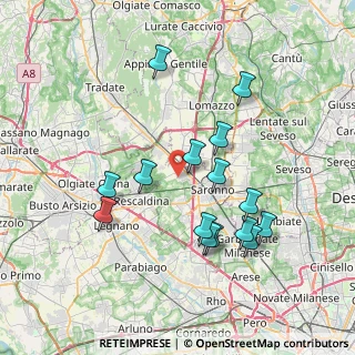 Mappa Via Don Luigi Sturzo, 21040 Gerenzano VA, Italia (7.28467)