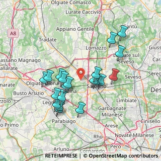 Mappa Via Don Luigi Sturzo, 21040 Gerenzano VA, Italia (6.6325)