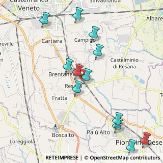 Mappa Via Europa, 31023 Resana TV, Italia (2.3275)