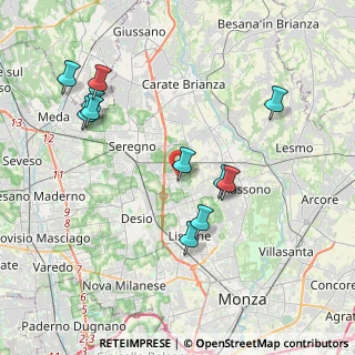 Mappa Via Cascina Bini, 20851 Lissone MB, Italia (4.05364)