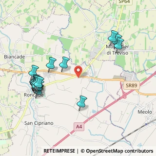 Mappa Via Zompini, 31056 Roncade TV, Italia (2.3735)