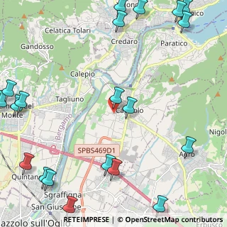 Mappa Via Gervasini, 25031 Capriolo BS, Italia (3.3915)