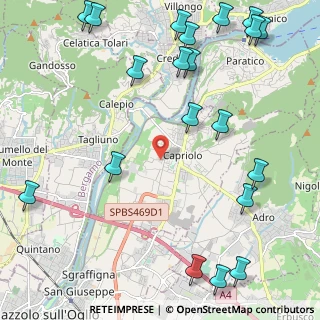 Mappa Via Gervasini, 25031 Capriolo BS, Italia (3.024)