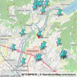 Mappa Via Gervasini, 25031 Capriolo BS, Italia (2.7765)