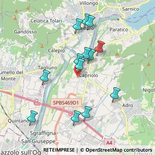 Mappa Via Gervasini, 25031 Capriolo BS, Italia (1.92769)