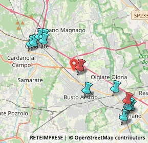 Mappa Via Donatori del Sangue, 21052 Busto Arsizio VA, Italia (4.89563)