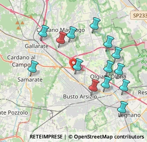 Mappa Via Donatori del Sangue, 21052 Busto Arsizio VA, Italia (3.99143)