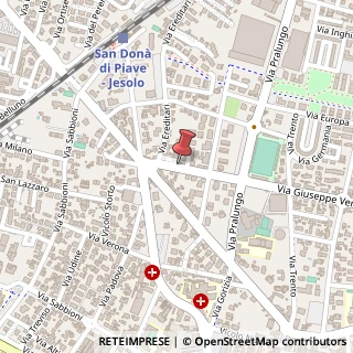 Mappa Via Giuseppe Verdi, 30027 San Donà di Piave, Venezia (Veneto)