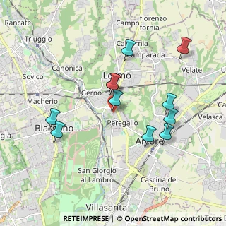 Mappa Via Camillo Benso Conte di Cavour, 20855 Lesmo MB, Italia (1.80091)