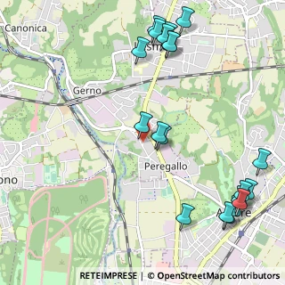 Mappa Via Camillo Benso Conte di Cavour, 20855 Lesmo MB, Italia (1.374)