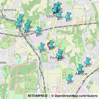 Mappa Via Camillo Benso Conte di Cavour, 20855 Lesmo MB, Italia (1.282)
