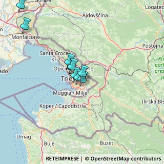 Mappa Strada per Longera, 34149 Trieste TS, Italia (18.62667)